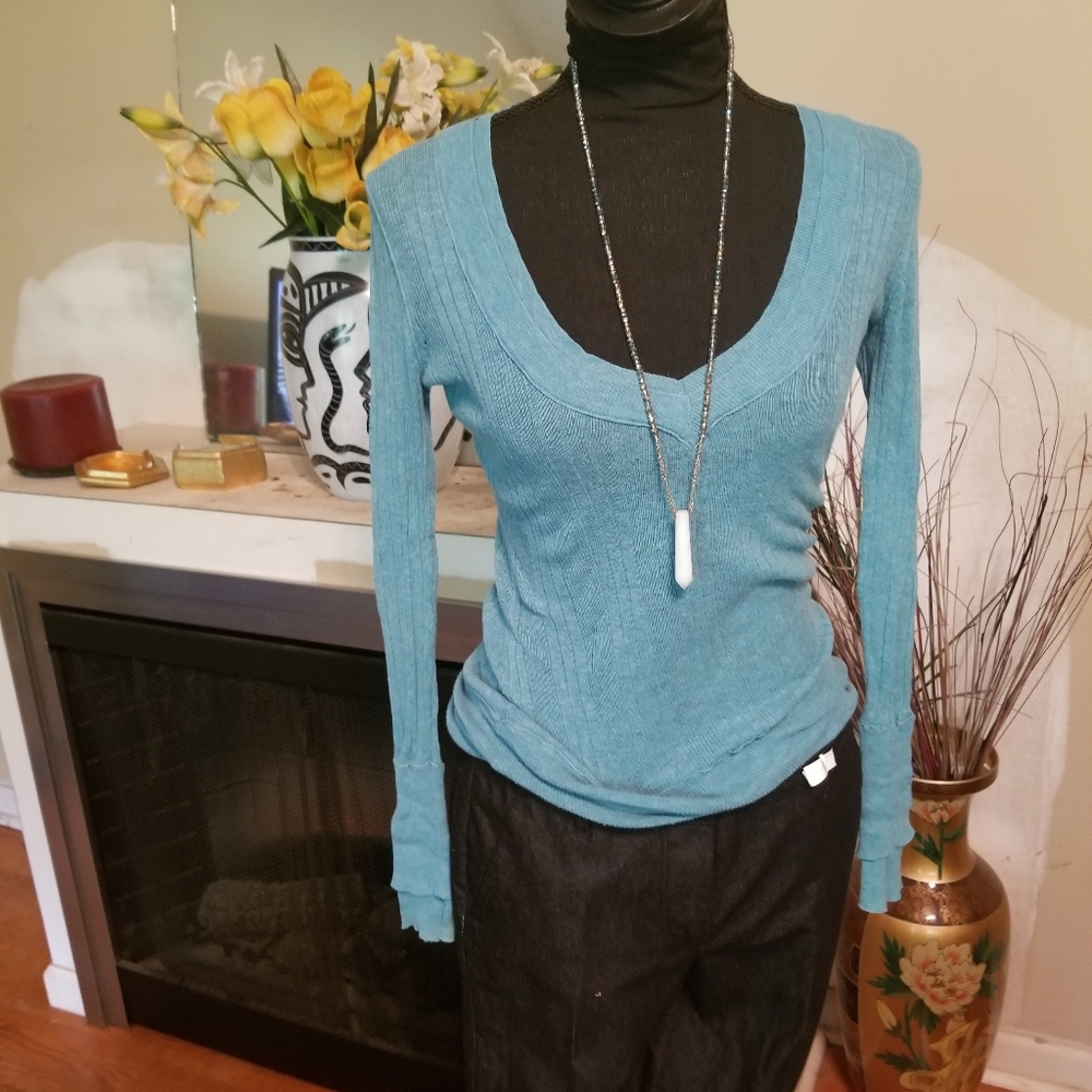 Blue green Sweater